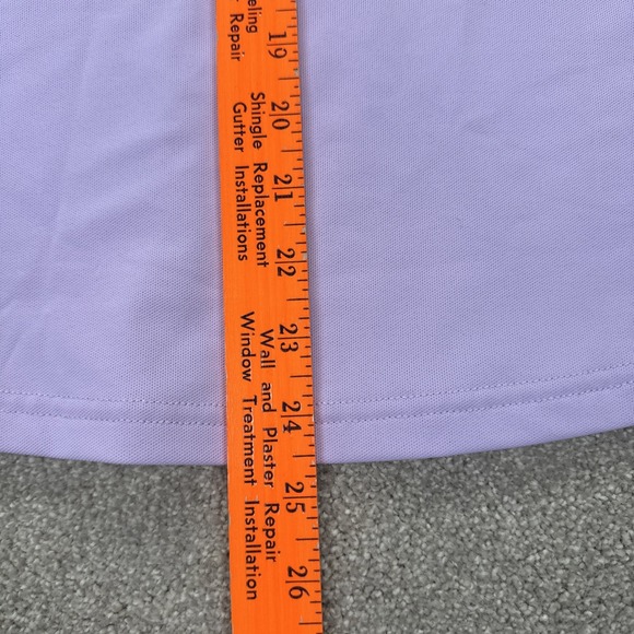 Foot Joy FJ Womens Golf Polo Purple Color Block Stitch Small Lavender New - Picture 9 of 12